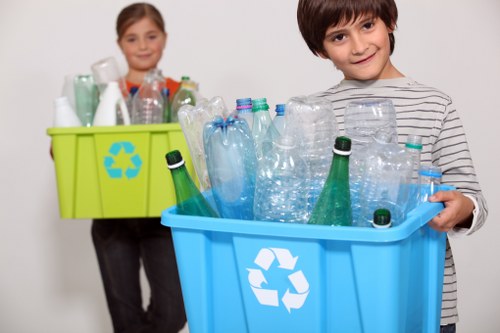 Eco-friendly disposal during garage clearance